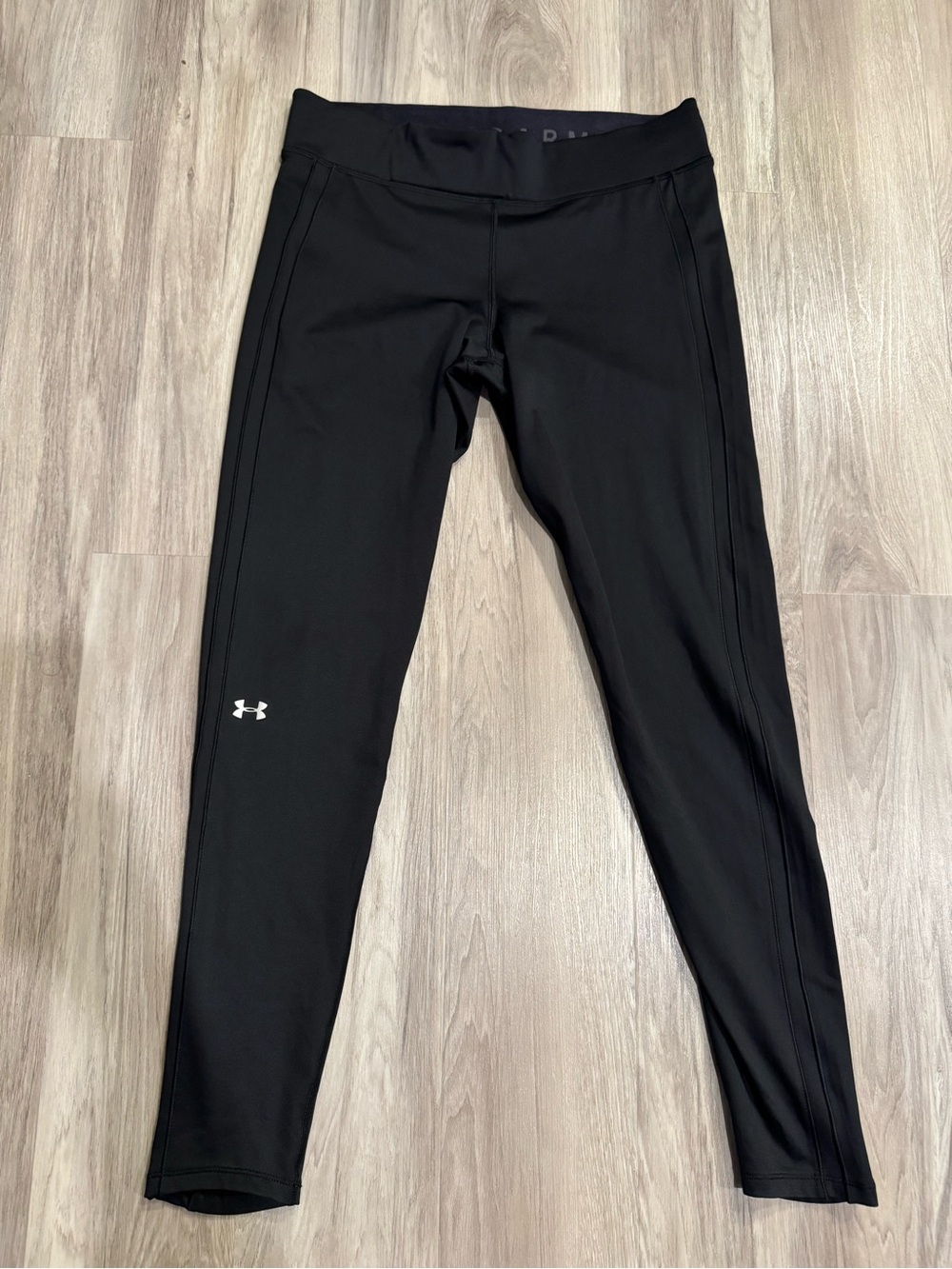Under Armor Black Tights/Leggings Size L